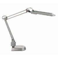 Kloubová kancelářská stolní lampa Dalco 958, 11 W, stříbrná