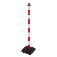 Plastový zahrazovací sloupek Mayleen se zatížením, výška 90 cm,