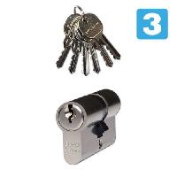 Bezpečnostní vložka EuroSecure, 40/50 mm, nikl Bezpečnostní vložka EuroSecure, 40/50 mm, nikl