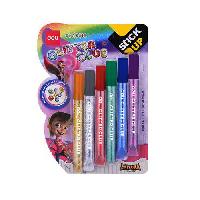 Lepidlo glitrové DELI STICK UP 6ks 12ml