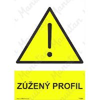Zúžený profil, samolepka 148 x 210 x 0,1 mm A5