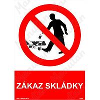 Zákaz skládky, plast 148 x 210 x 2 mm A5 Zákaz skládky, plast 148 x 210 x 2 mm A5