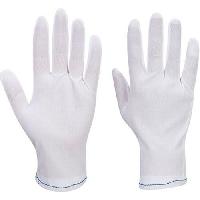 Nylonové návštěvnické rukavice (600 párů), bílá, vel. M