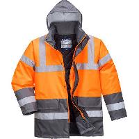 Reflexní nepromokavá bunda Orange Traffic Hi-Vis, oranžová/šedá,