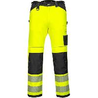 Reflexní kalhoty PW3 Hi-Vis, černé/žluté, vel. 54