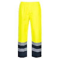 Reflexní kalhoty Duo Hi-Vis, modré/žluté, vel. XL
