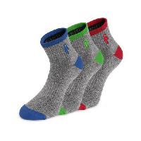 Ponožky CXS PACK, šedé, 3 páry, vel. 46-48