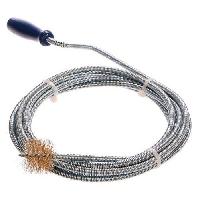 Pero protahovací na čištění odpadů, 3m x O 6mm, kartáček na konc