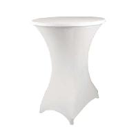Návlek na barový stůl, průměr 80 cm, bílý