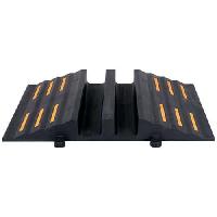Kabelový přejezd Crash Stop, 2 kanály, šířka 68 cm, černá