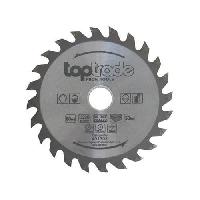 TOPTRADE kotouč pilový, na dřevo, s SK plátky, 24 zubů, 125 x 1,8 x 22,2/20/16 mm