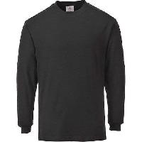 Triko s dlouhými rukávy Flame Resistant Anti-Static, černá, vel. XL