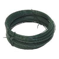 TOPTRADE drát vázací, poplastovaný, zelený, průměr 1,25 mm / 50 m